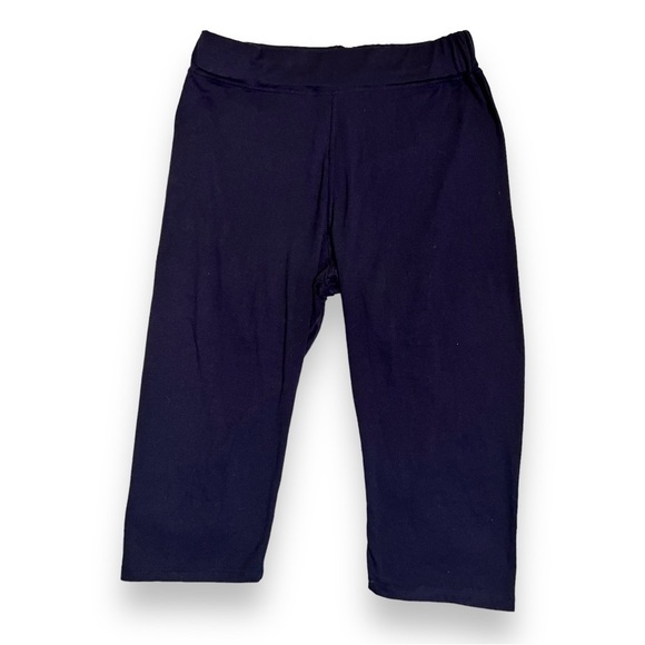 Simply Southern Charleston Cropped Leggings Navy One Size - Picture 1 of 3